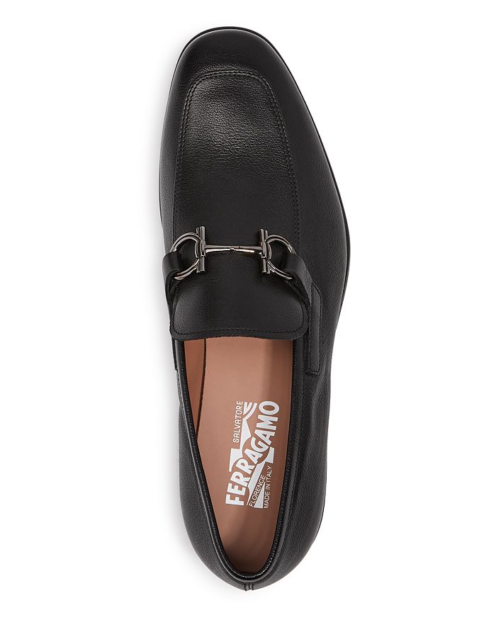 salvatore ferragamo sherman gancini bit leather loafers