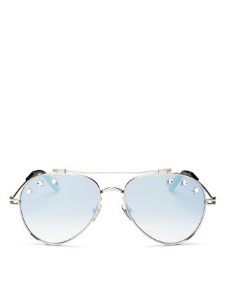 givenchy brow bar aviator sunglasses