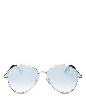 Givenchy Star Detail 58mm Mirrored Aviator Sunglasses Givenchy Star Detail 58mm Mirrored Aviator Sunglasses, $400  main image 4
