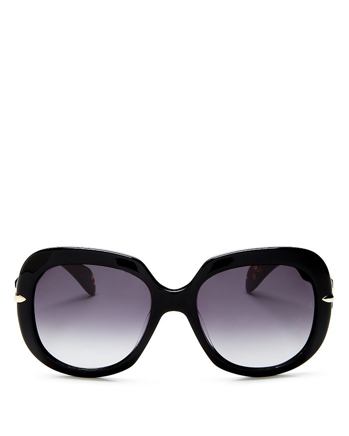 rag & bone Women's Oversized Round Sunglasses, 55mm Bloomingdale's