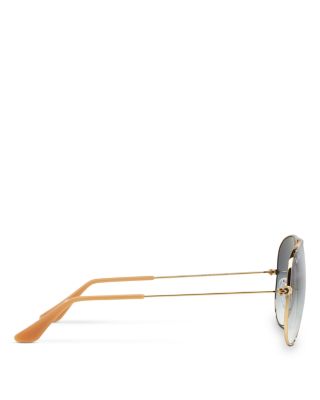  Original Brow-Bar Aviator Sunglasses, 58mm