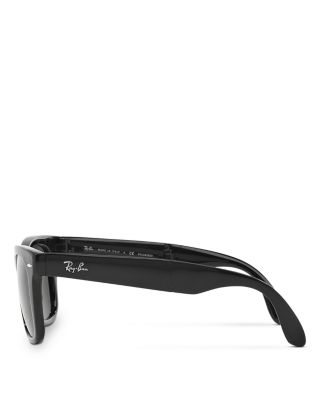 Polarized Wayfarer Ease Foldable Sunglasses, 50mm