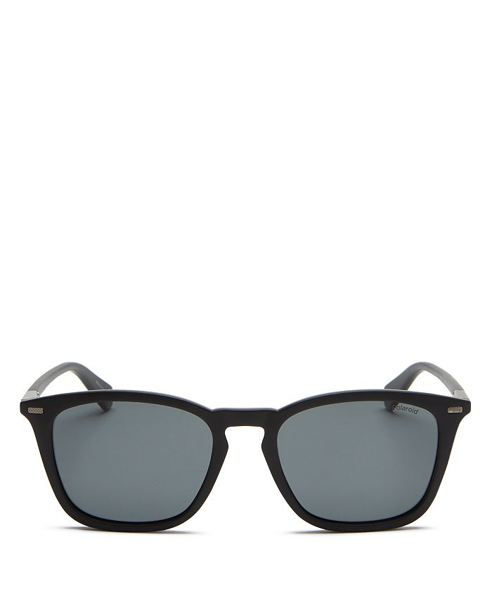 Polaroid Men's Polarized Square Sunglasses, 57mm In Gray/gray Pz