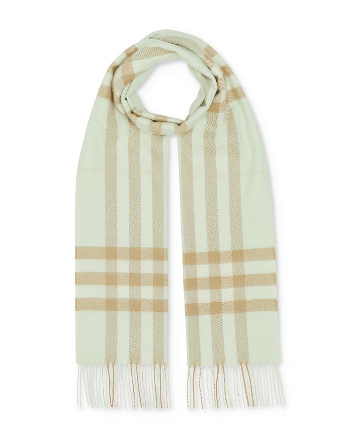 BURBERRY Giant Check Cashmere Scarf,8016400