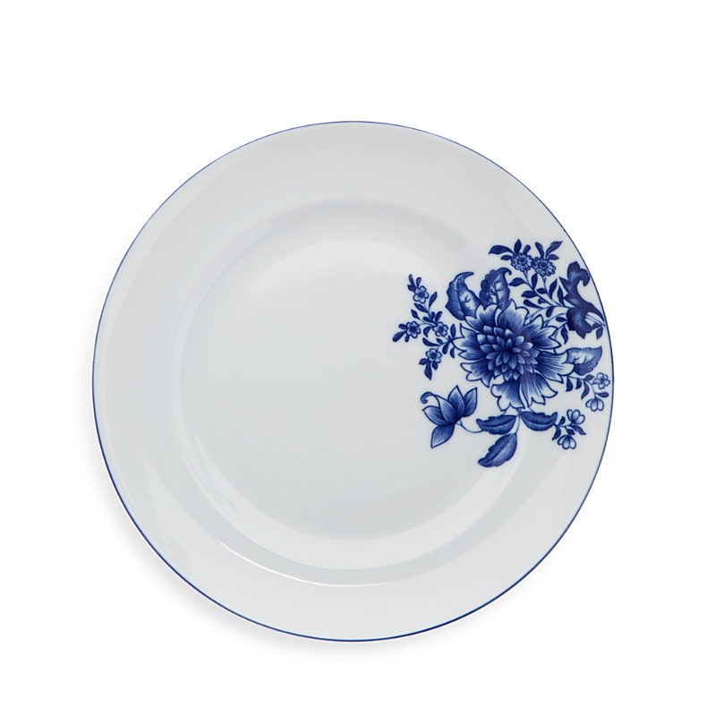 Mottahedeh Emmeline Bread & Butter Plate In Blue/wht