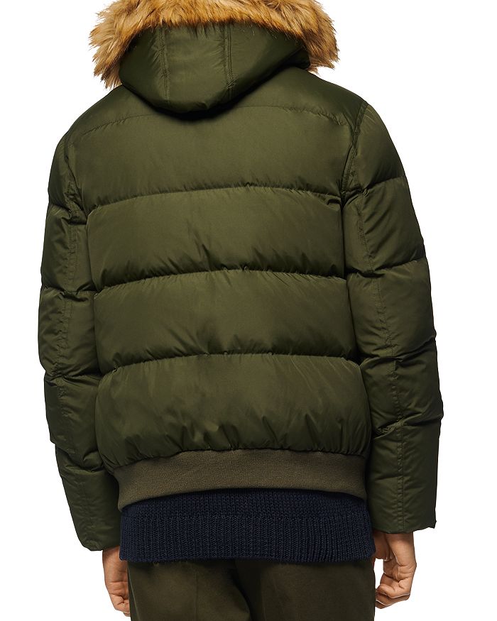 Marc New York Men's Clemont Down Jacket With Removable Hood In Military