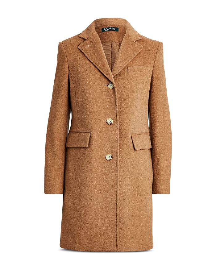 Ralph Lauren Lauren Wool-blend Reefer Coat In New Vicuna | ModeSens