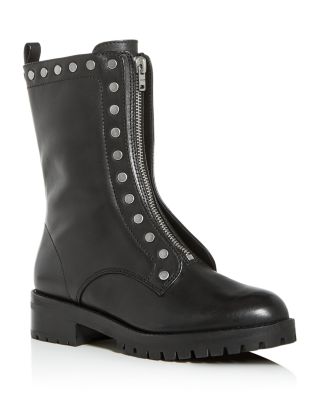 coach lara studded combat boots