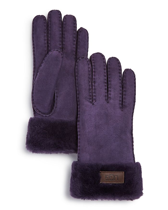 Ugg Shearling Gloves In Nightshade