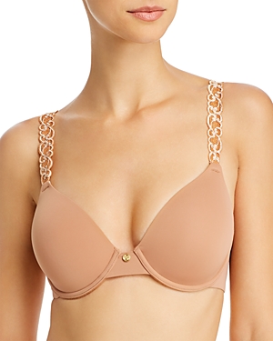 Natori Pure Luxe Full Fit Contour Bra In Glow/amber