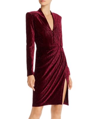 bloomingdales velvet dress