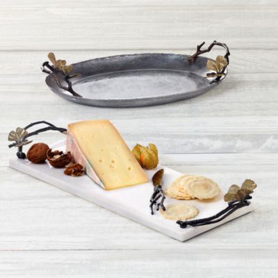 Butterfly Ginkgo Small Cheese Board with Knife