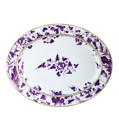 Bernardaud - Prunus Oval Platter, 13"