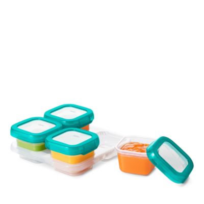 Tot 4-Piece Baby Blocks Freezer Storage Containers