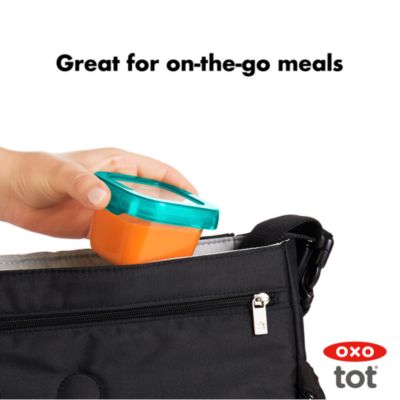 Tot 4-Piece Baby Blocks Freezer Storage Containers