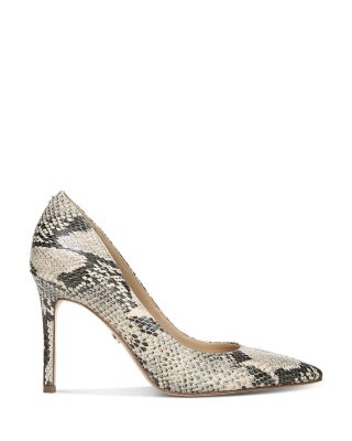 snakeskin shoes heels