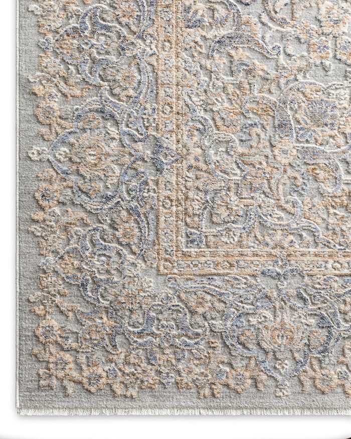 Loloi Pandora Pan-01 Round Area Rug, 7'10 In Stone/gold