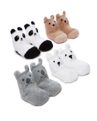Unisex Bear Socks, 4 Pack - Baby