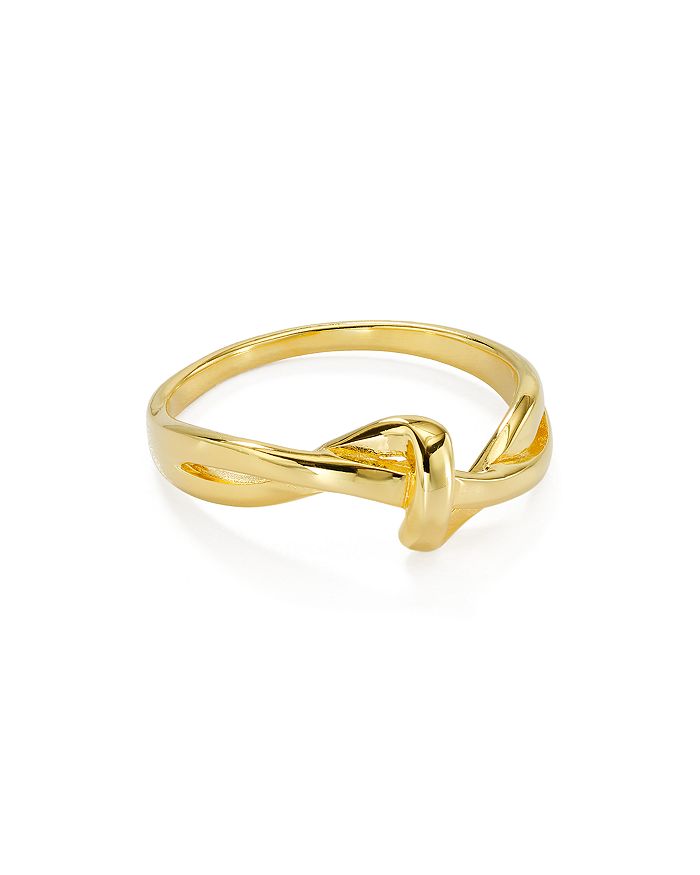 Argento Vivo Flow Ring In 18k Gold-plated Sterling Silver