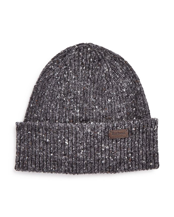 Barbour Lowerfel Beanie In Charcoal