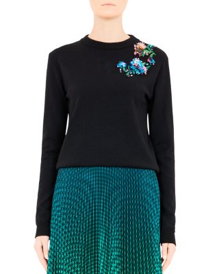 Mary Katrantzou Lizzie Sequin Embellished Sweater Bloomingdale s