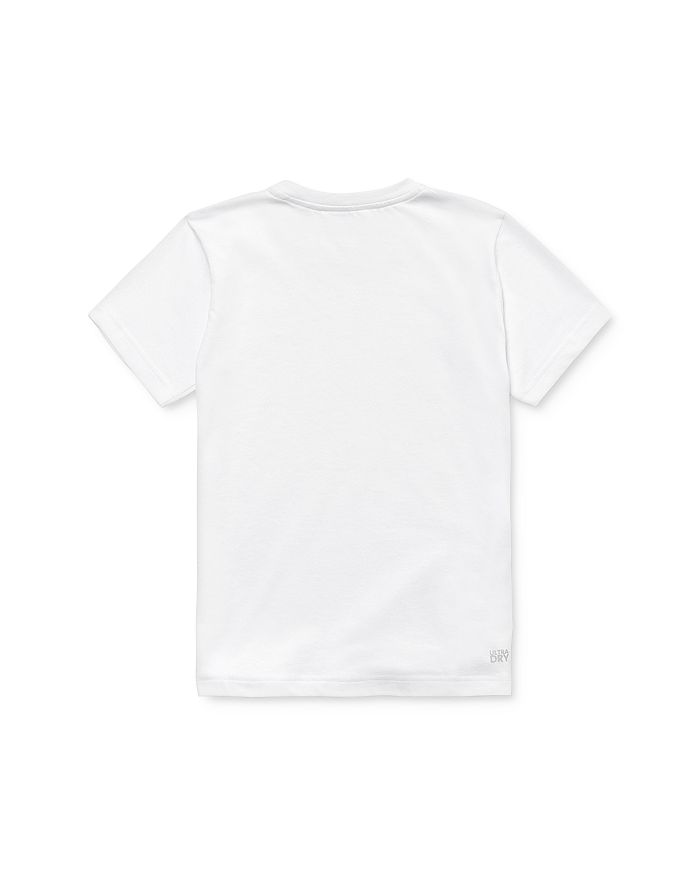 Shop Lacoste Boys' Short Sleeve Tee - Little Kid, Big Kid In White