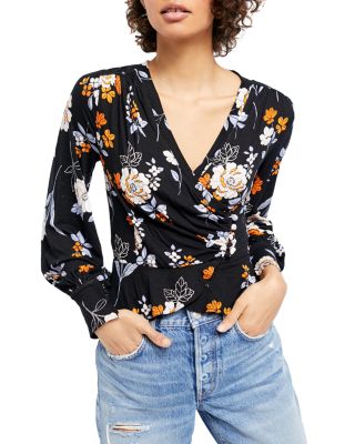 free people floral wrap