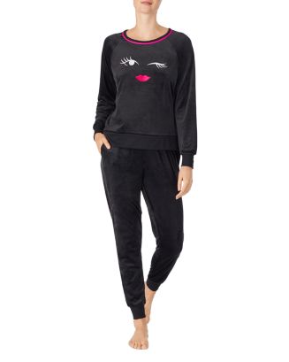 kate spade velour jogger set