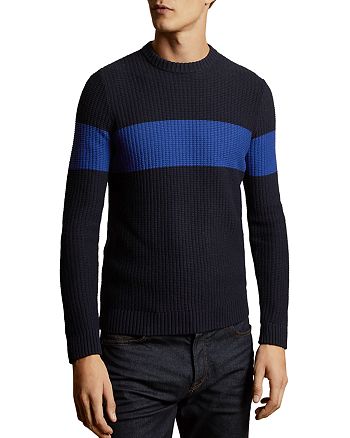 Ted Baker Witnes Colorblock Crewneck Sweater | Bloomingdale's