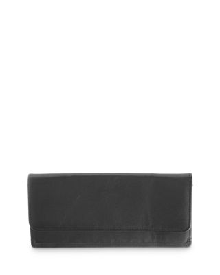 Leather RFID Blocking Clutch Wallet