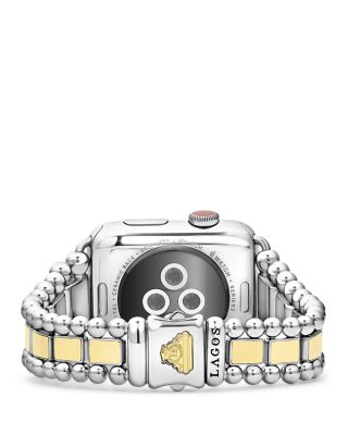 Smart Caviar Stainless Steel 18K Gold Apple™ Watch Bracelet, 42-44mm