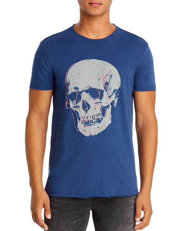 John Varvatos Skull Tee - 100% Exclusive In Cadet Blue