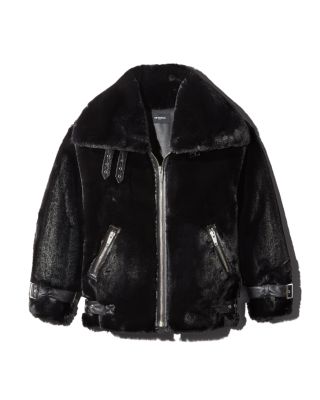 the kooples faux fur bomber jacket