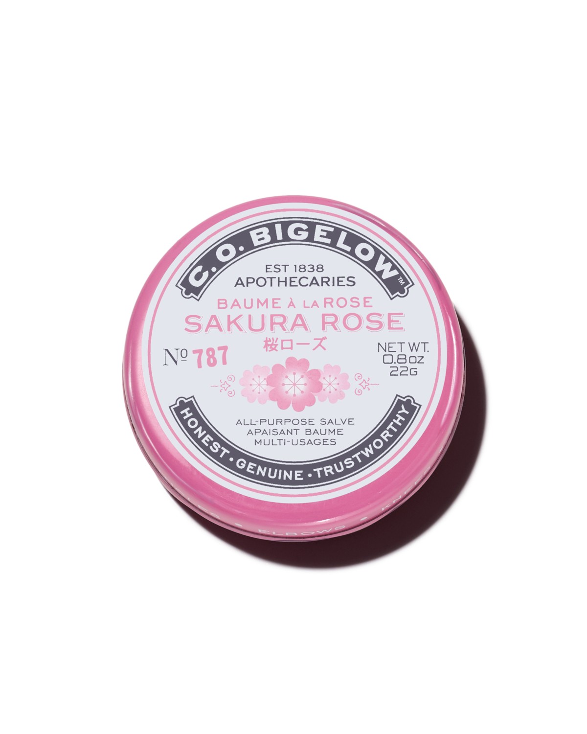 Sakura Rose Salve Tin