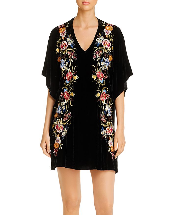 Johnny was black sales velvet dress