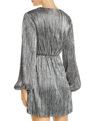 knee length dresses for ladies Gaia Metallic Midi Dress
