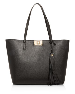 furla black tote