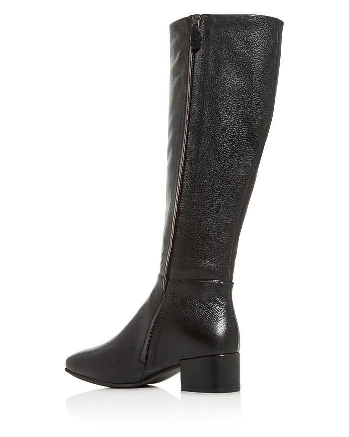 Gentle Souls By Kenneth Cole Women's Ella Square-toe Block-heel Boots In Black Leather | ModeSens