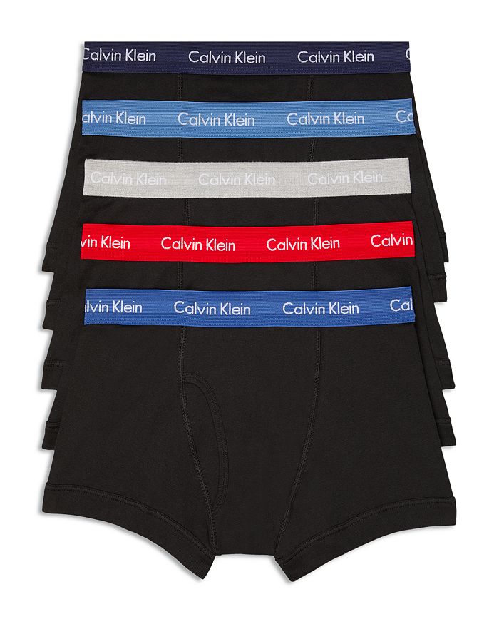 Calvin Klein Cotton Classic Boxer Briefs, Pack Of 5 In Black Multi