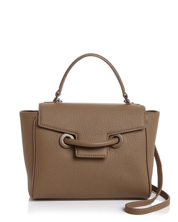 Vasic Ever Leather Satchel In Taupe