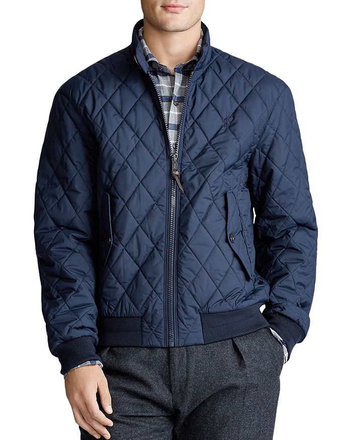 POLO RALPH LAUREN QUILTED BOMBER JACKET,710776858001