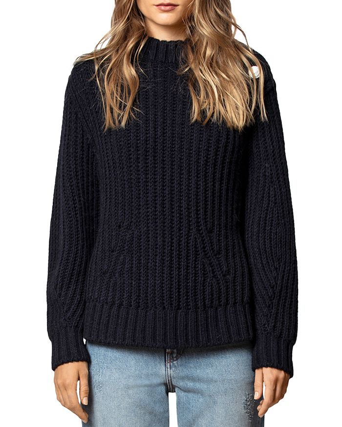 Zadig & Voltaire Marlon Awa Sweater In Encre