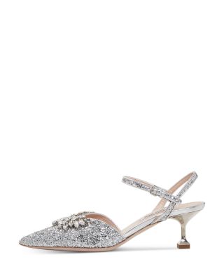 miu miu clear heel pump