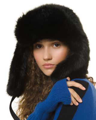 michael kors fur hat