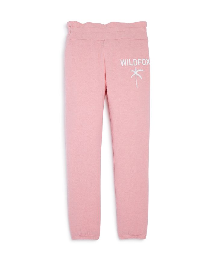 Wildfox Girls' Palm Tree Jogger Trousers - Big Kid In Pink