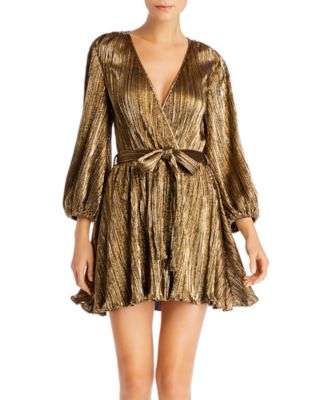 Bardot store metallic dress