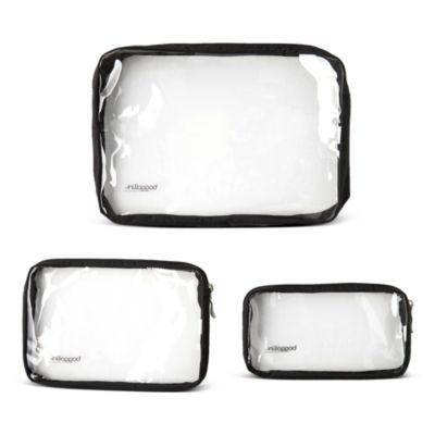 Clear Travel Pouch Set
