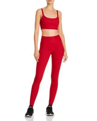 ribbed sports leggings