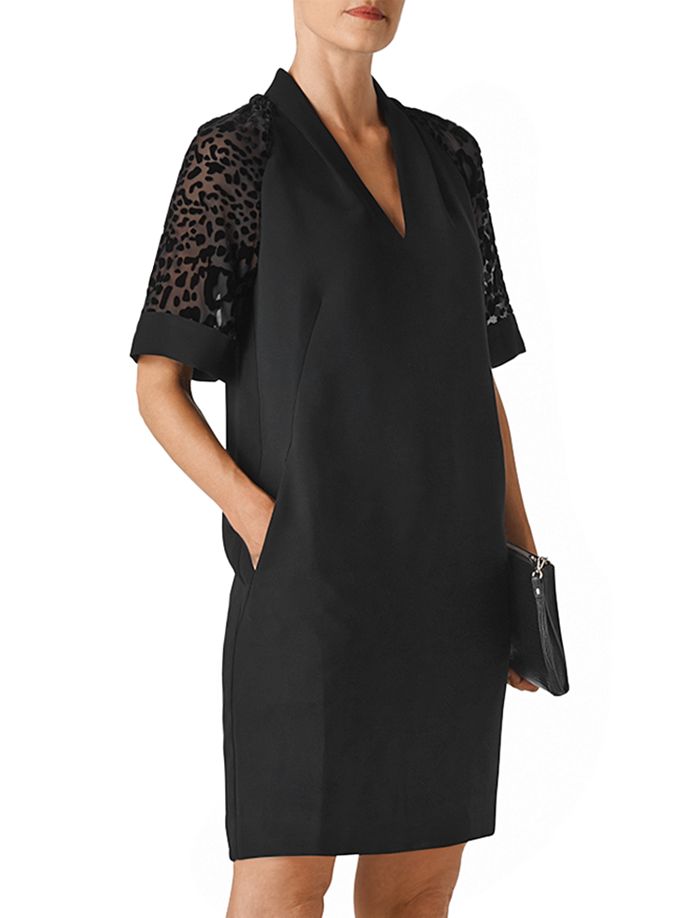 Lina dobby sleeve dress discount