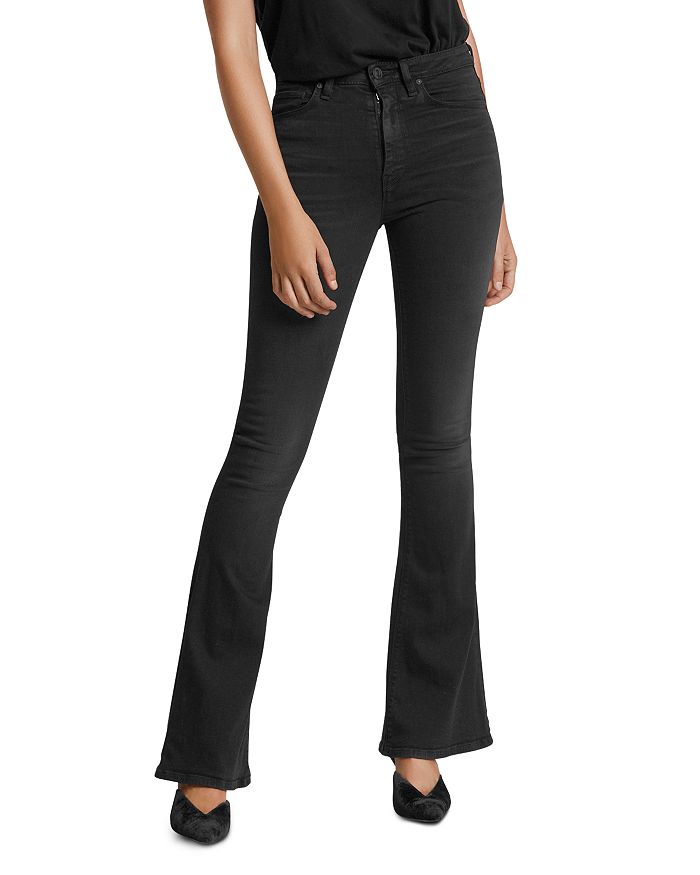 HUDSON HOLLY HIGH RISE FLARED JEANS IN HIGH HOPES,WH536DRC